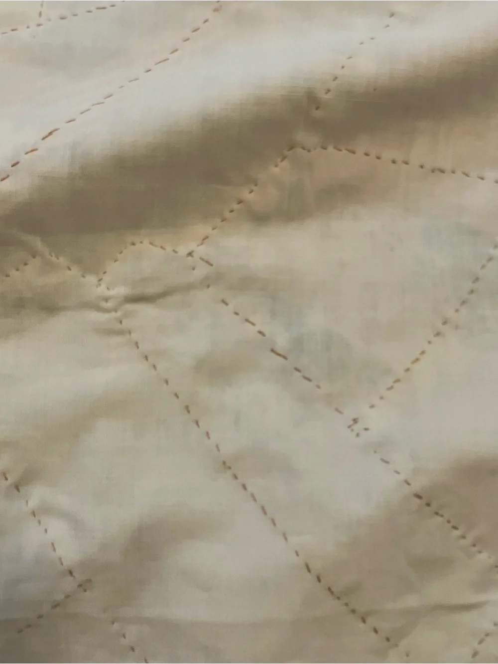 VTG Handmade Hand Pieced Stitched Scrap Crazy 72 x 88 Quilt Top Farmhouse